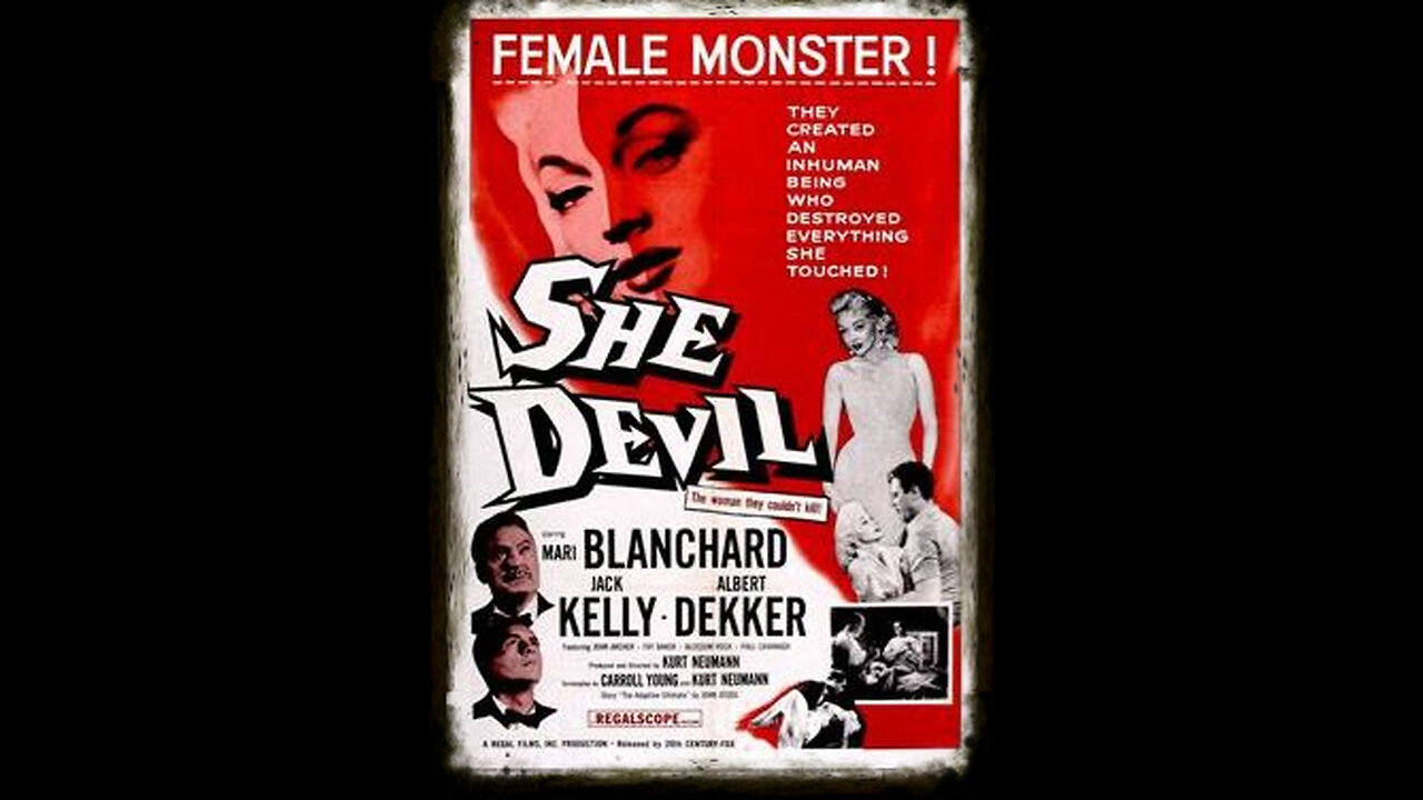 She Devil 1957 | Vintage Horror | Vintage Sci Fi Movies | Vintage Science Fiction