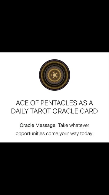 THURSDAY ORACLE READING!!!