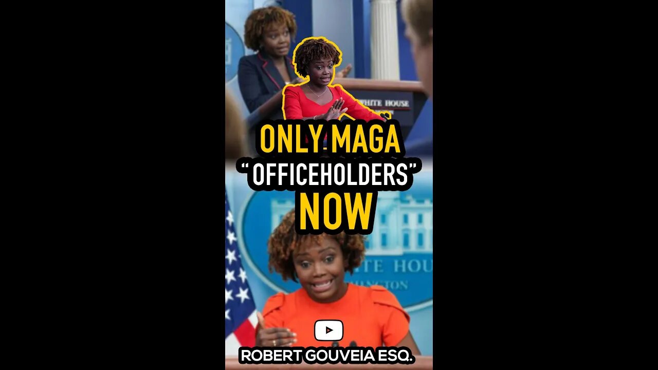 Only MAGA "Officeholders" Now #shorts