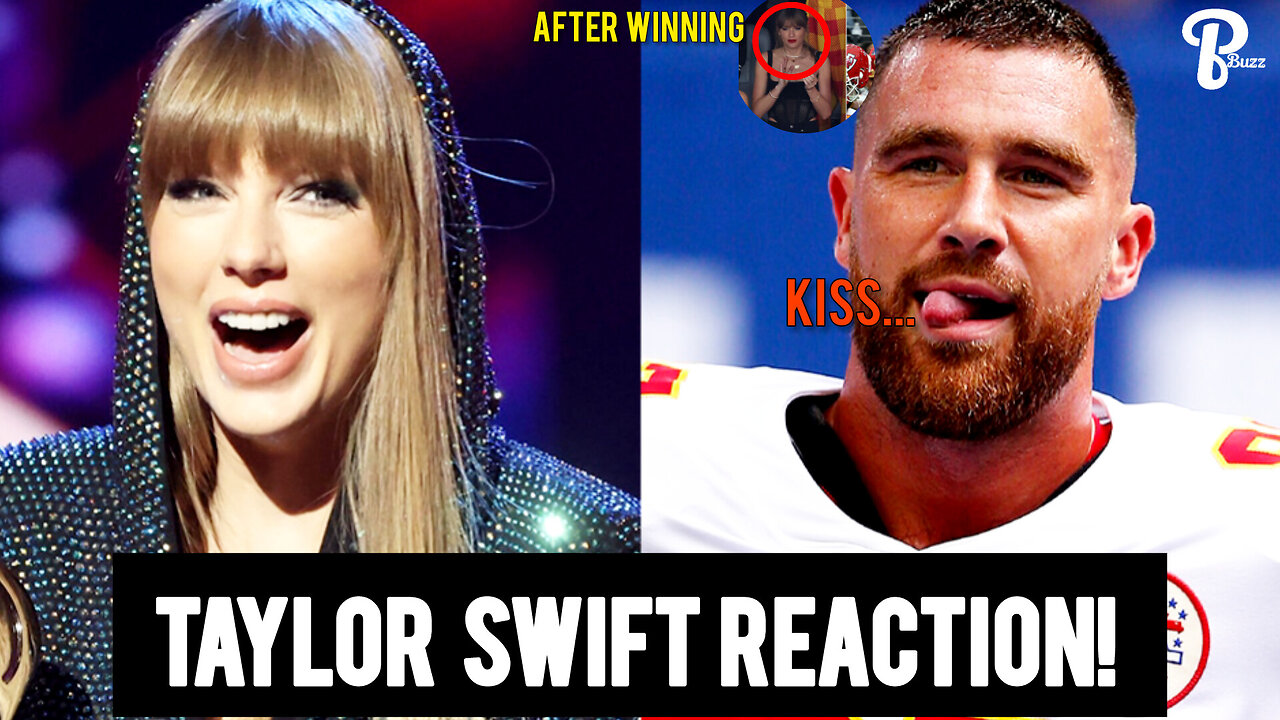 Taylor Swift’s Kiss to Travis Kelce 😚😍