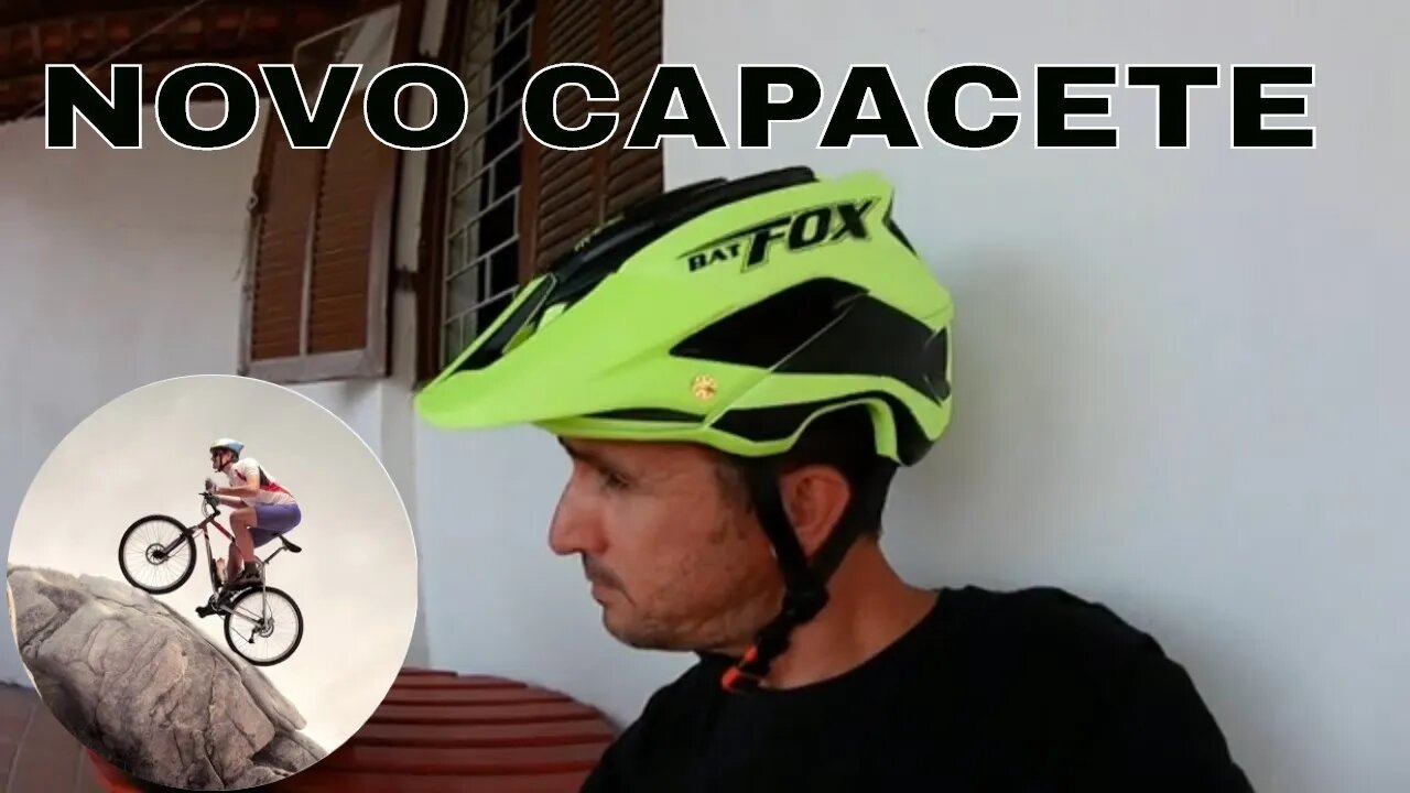 Capacete BATFOX lindo e bom custo benefício