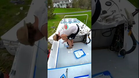 Transforming a FREE boat! #boat