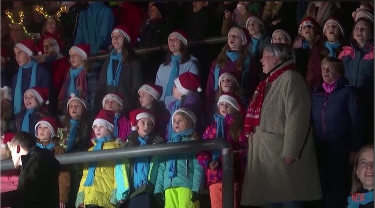 More Than 40,000 German Soccer Fans Huddle Together to Sing Christmas Carols