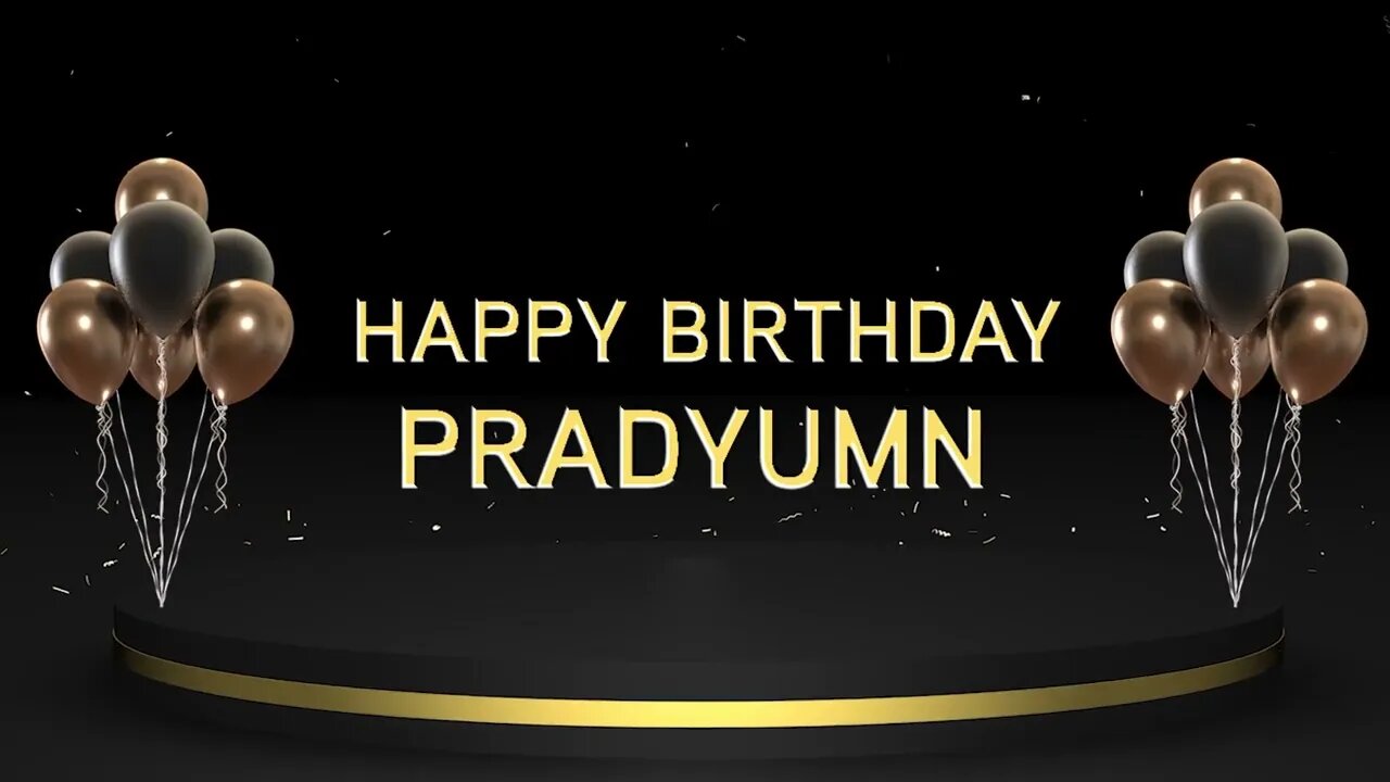 Wish you a very Happy Birthday Pradyumn