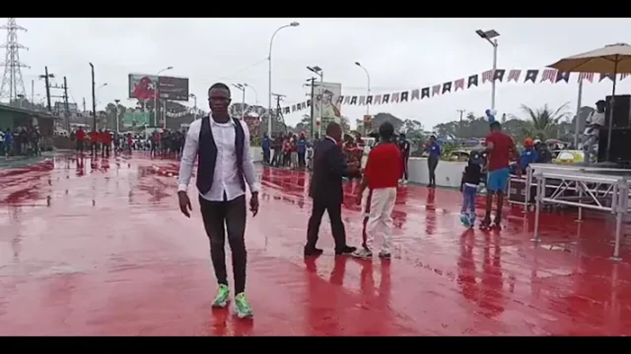 Program Marking Opening Of The Skating Ring At The Famous Invincible Sports Park