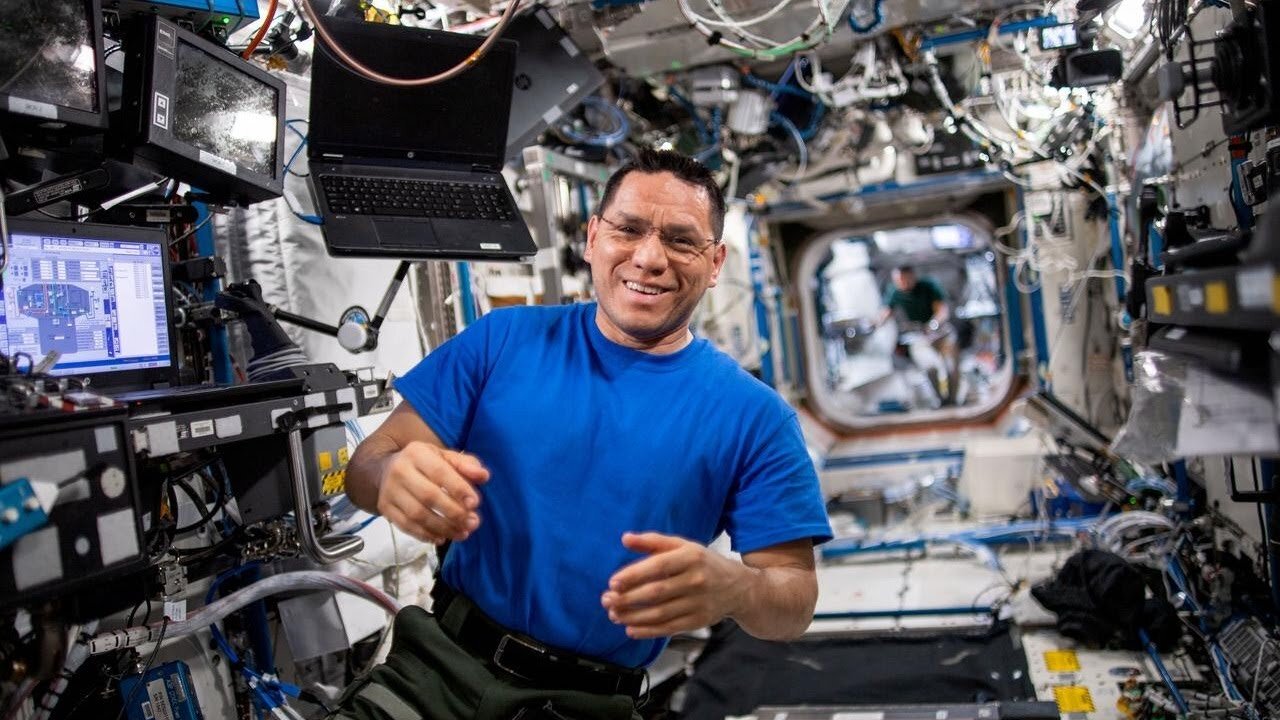 Astronaut Frank Rubio Calls NASA Leadership From Space Official NASA Broadcast