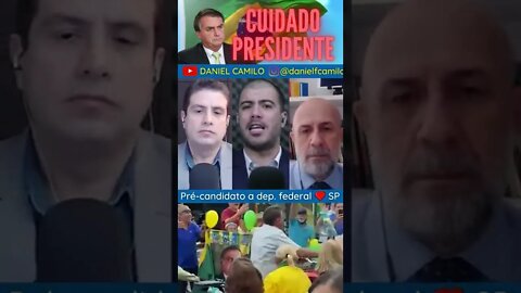 O presidente precisa reforçar a sua segurança! #shorts