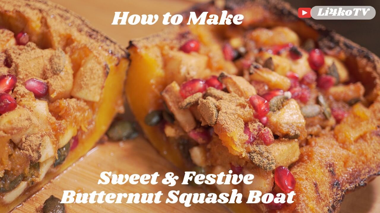 Sweet & Festive Butternut Squash Boat