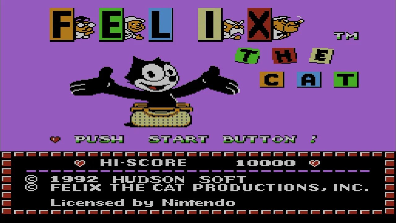 Felix the Cat (1992) Full Game Walkthrough [NES]