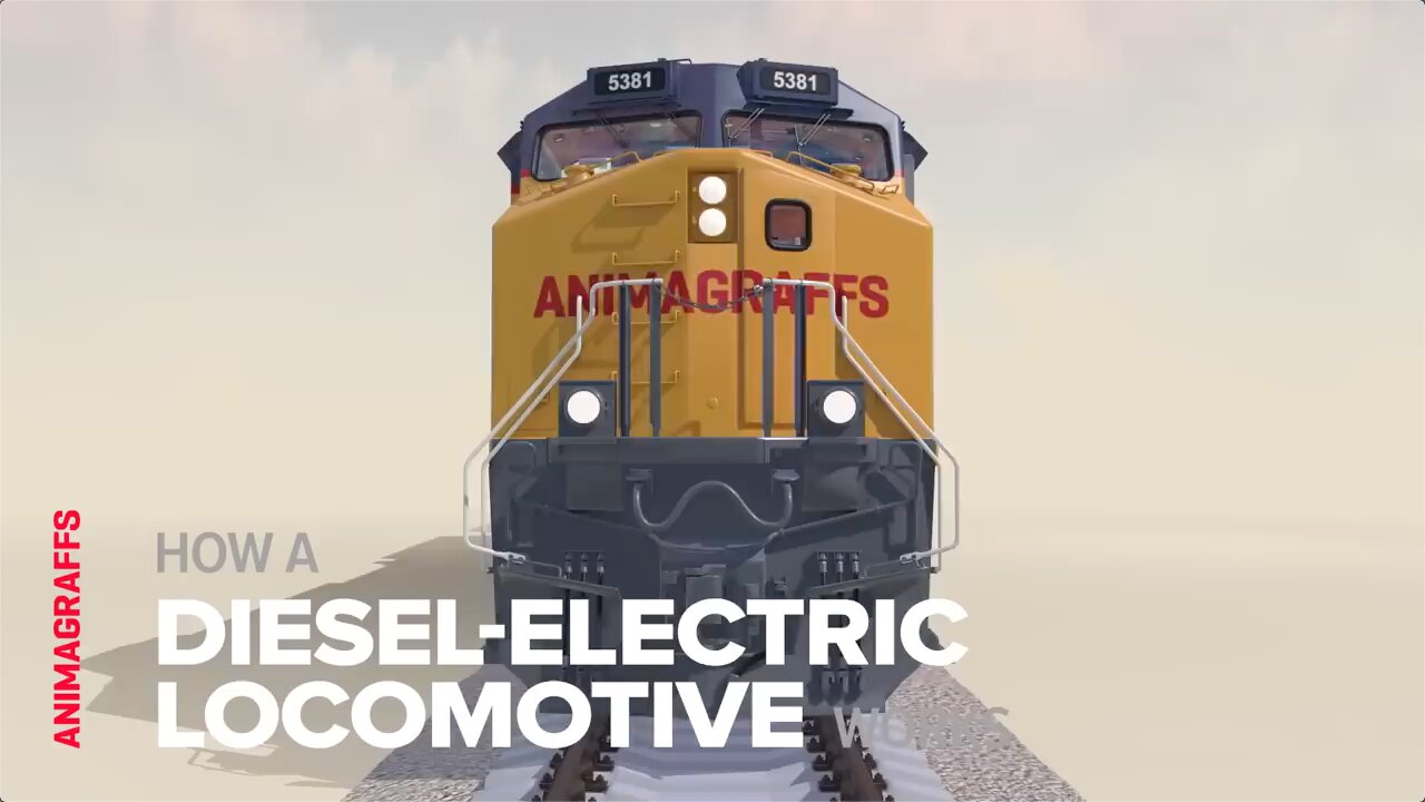 How A Diesel-Electric Locomotive Works