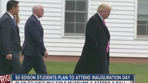 50 Edison Students Plan To Attend Inauguration Day