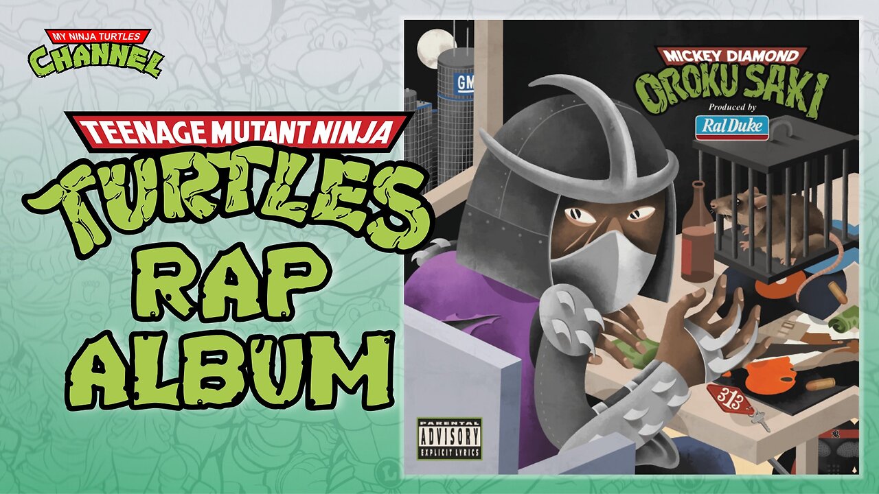 TMNT NINJA RAP Music Album OROKU SAKI EP by Mickey Diamond & Ral Duke