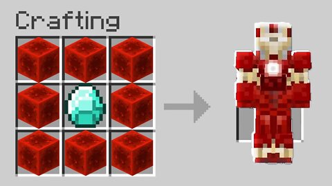 Minecraft But, I'm Iron Man