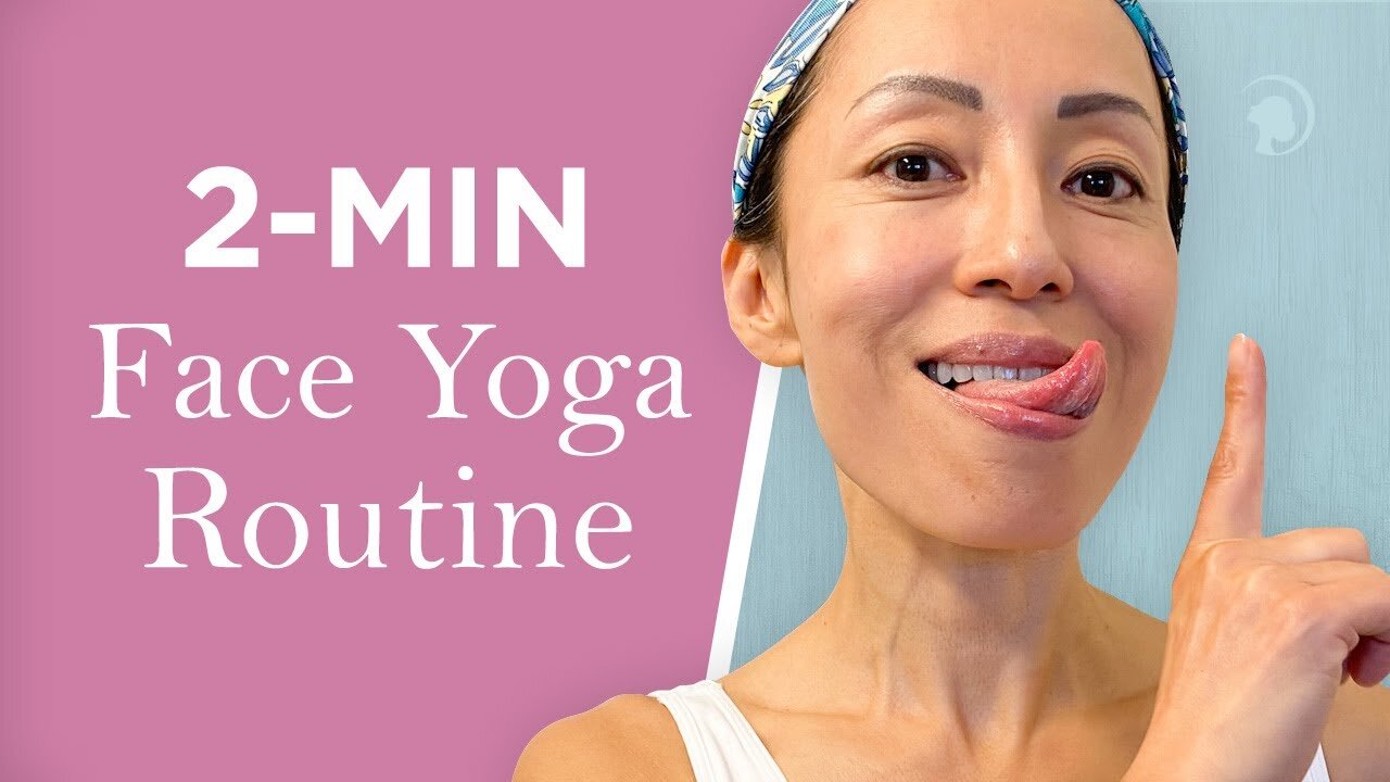 2-Minute Face Yoga That Really Makes A Difference