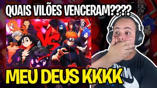 REACT Akatsuki VS. 10 Mandamentos | Combate de Rimas (Prod. Hunter)