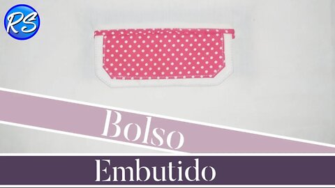 Bolso Embutido Com Lapela Decorada - EP 143