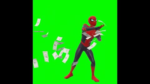 Vídeo de Animação - Homem Aranha Spider Man chroma key #shorts