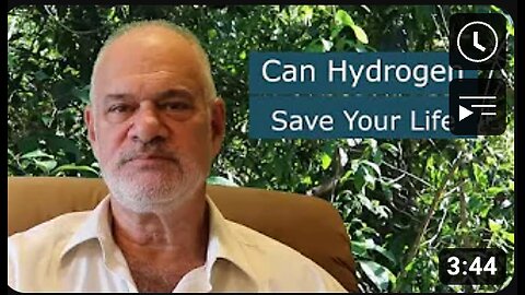 Dr. 'Mark Sircus': Can Hydrogen Save Your Life