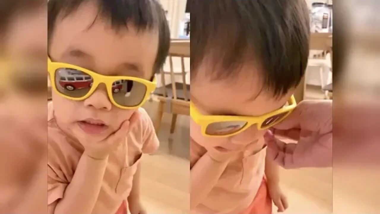 古巨基庆祝父亲节,2岁儿子跳舞画风可爱,气质和爸爸一脉相承