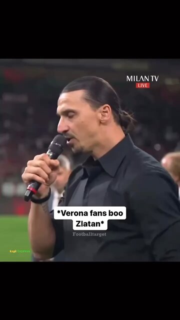 Zlatan got some word for the audience‼️