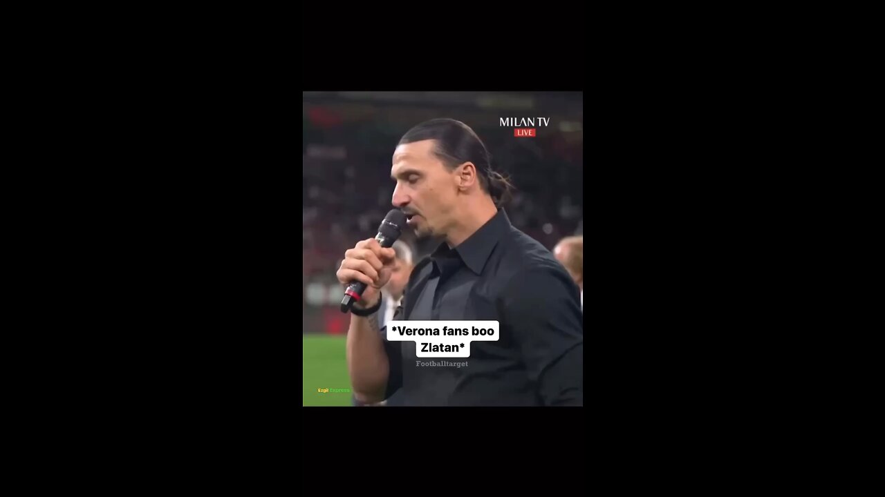 Zlatan got some word for the audience‼️