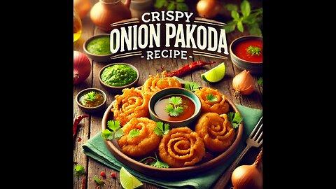 Crispy Onion Pakoda Recipe | Perfect Tea-Time and Beer 🍺 Snack | Easy & Quick