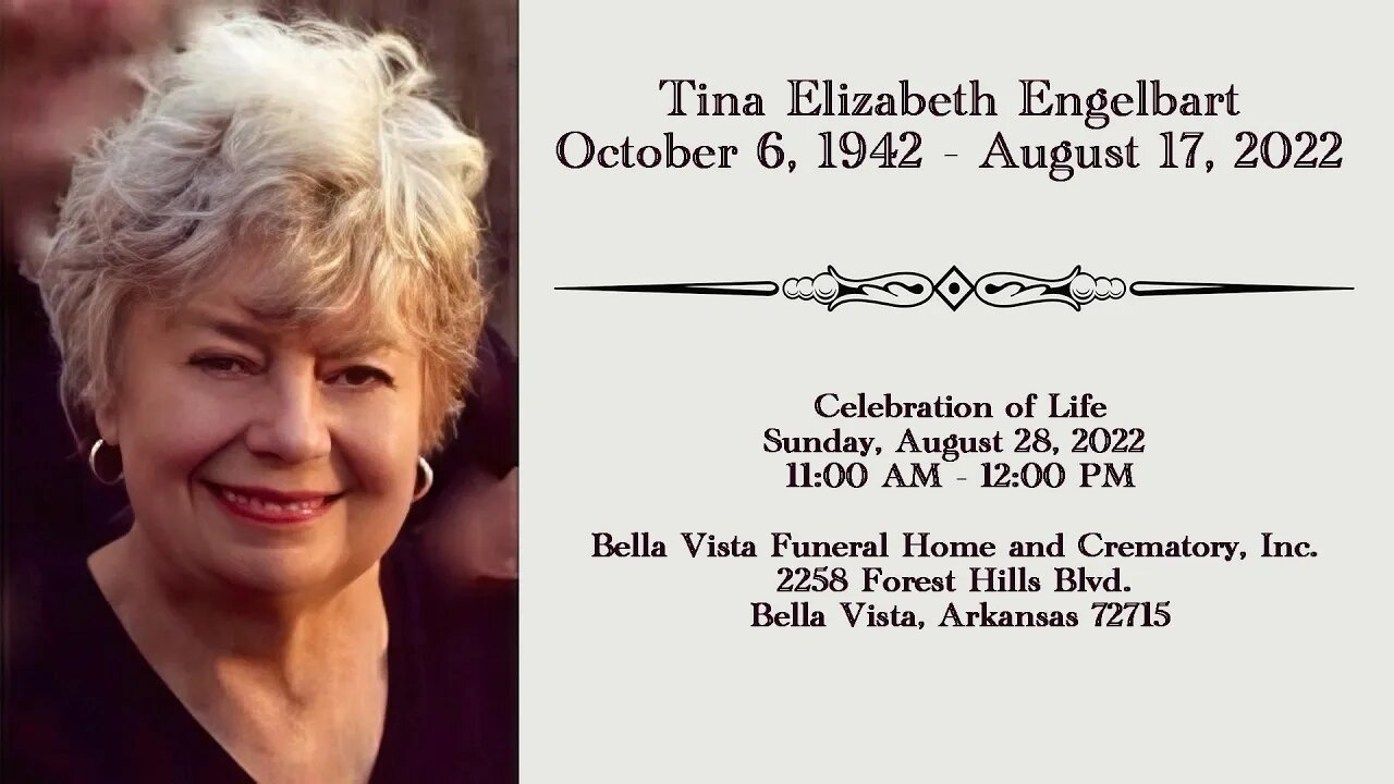 Tina Engelbart Memorial Service