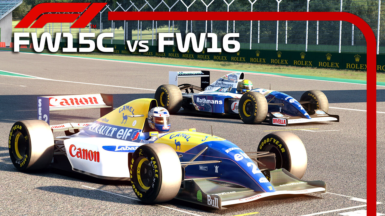 F1 1993 (FW15C) vs F1 1994 (FW16) - Williams F1Team | Imola GP | Assetto Corsa