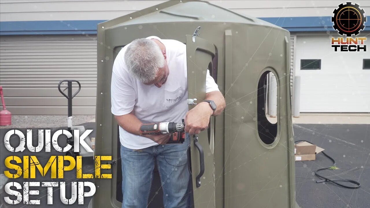 Simple Setup, Sturdy Hunting Blind