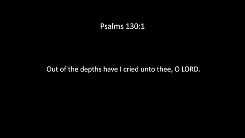 Psalms Chapter 130