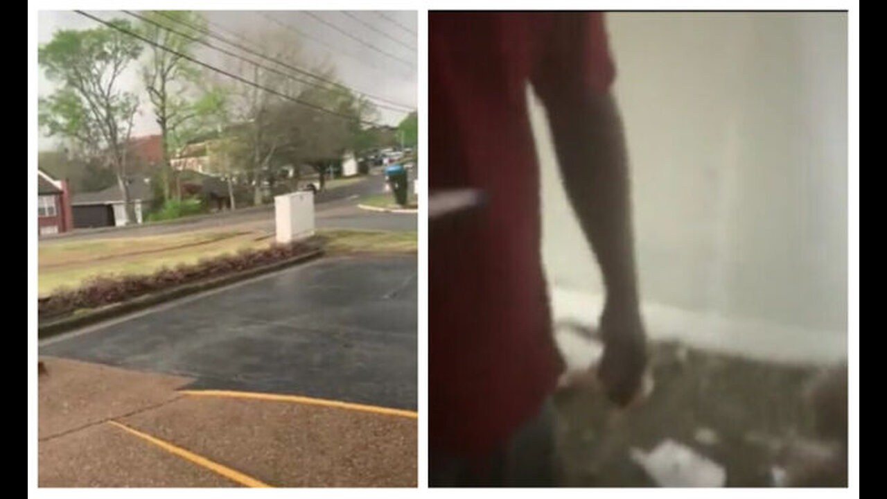 Woman From Little Rock, Arkansas Was Filming The Tornado - Instantly Regrets It