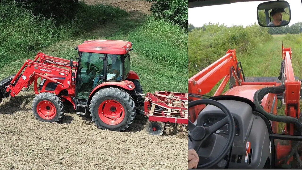 Dueling KIOTI Tractors! Getting the job done! Food plot mayhem in Southern Illinois!