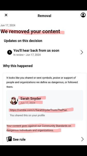 🤣 Facebook Has Dubbed My Channel As A "Dangerous Individual And Organization" 👻🐸🍿🇺🇸💯🙏