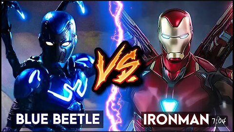 KON JYADA POWERFUL HAI? BLUE BEETLE VS IRONMAN Superhero Showdown