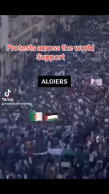 Protesters across the world