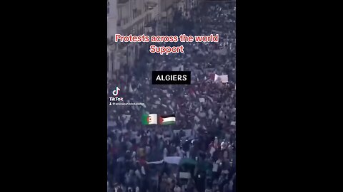 Protesters across the world