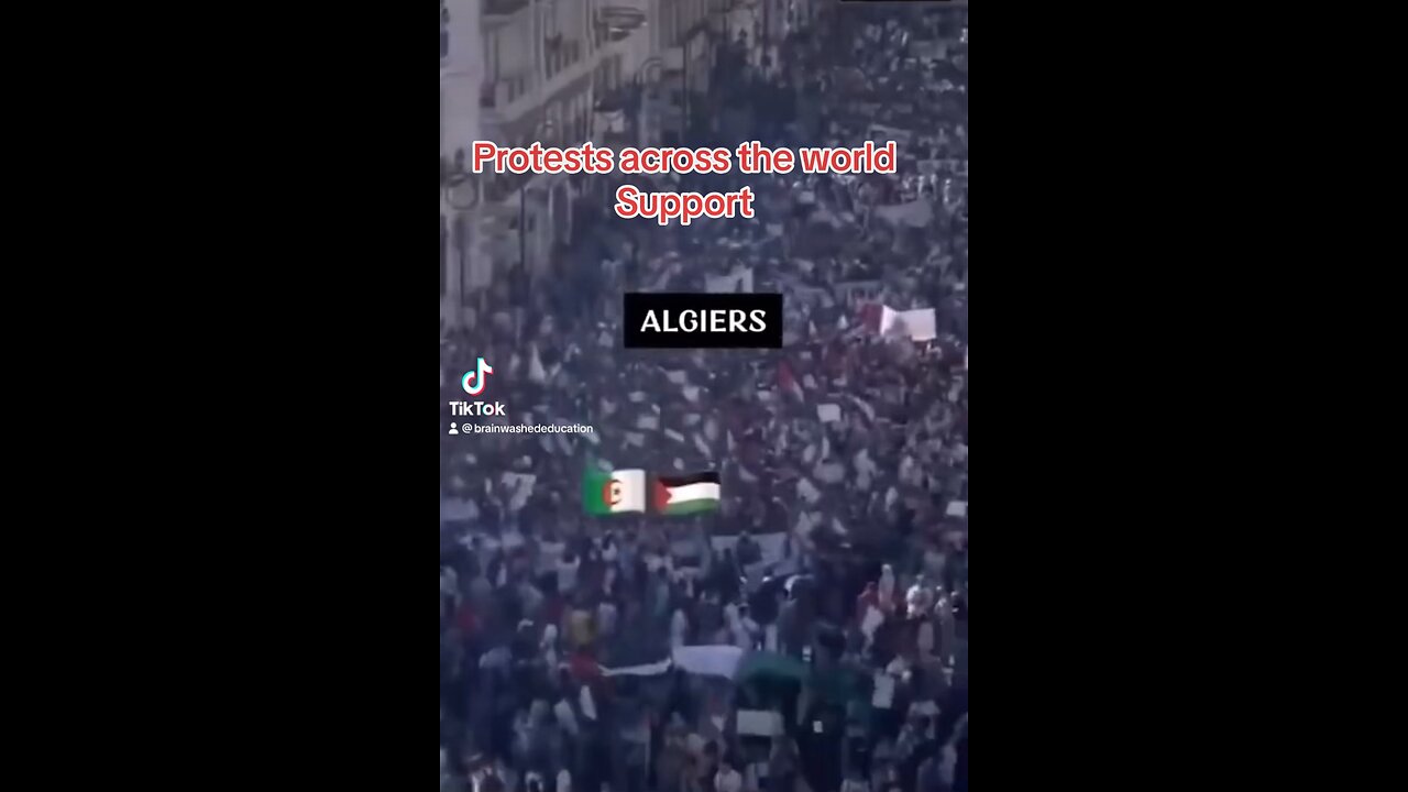Protesters across the world