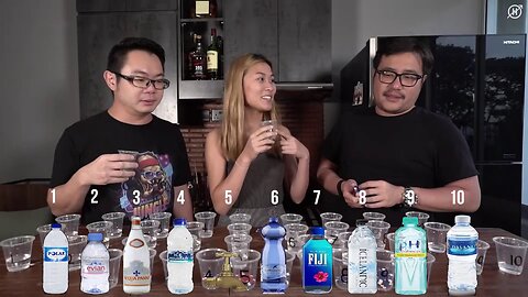 Water Taste Test - 10 different bottled waters, which is the best?