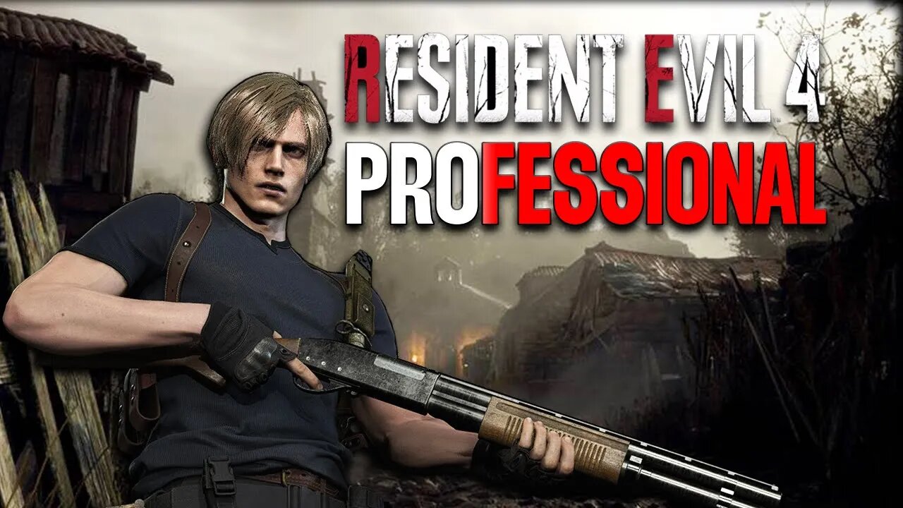 SEM CHECKPOINTS! - RE4 REMAKE MODO PROFISSIONAL (Very Hard) Pt.1