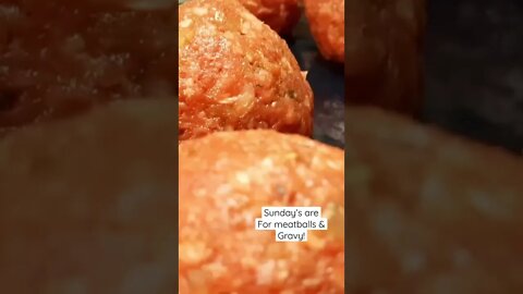 Shooting a meatball and sauce video. So here’s a portion of it!