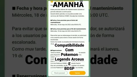 Pokémon Home - Atualização 2.0 - Pokémon Legends : Arceus e Pokémon BDSP