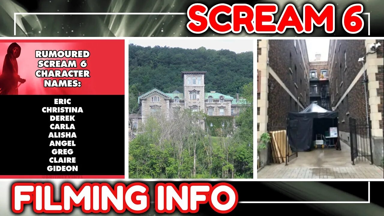 Scream 6 Filming Locations + Character Bios - 3rd Act Mansion + More!