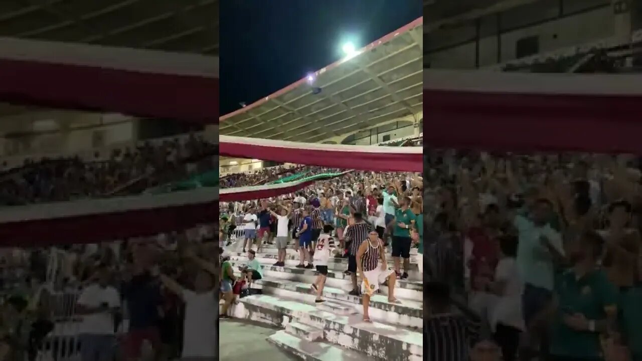 Torcida do Fluminense cantando em São Januário - Fluminense x Milionarios