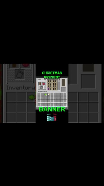 How To Make a Christmas Present On a Banner | Minecraft Tutorial