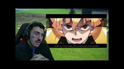 PASTOR REACT Rap do Zenitsu (Demon Sleayer) - DEUS DO TROVÃO | MHRAP