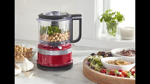 KitchenAid KFC3516ER 3.5 Cup Food Chopper, Empire Red