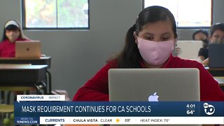 4pm CA school mask mandate