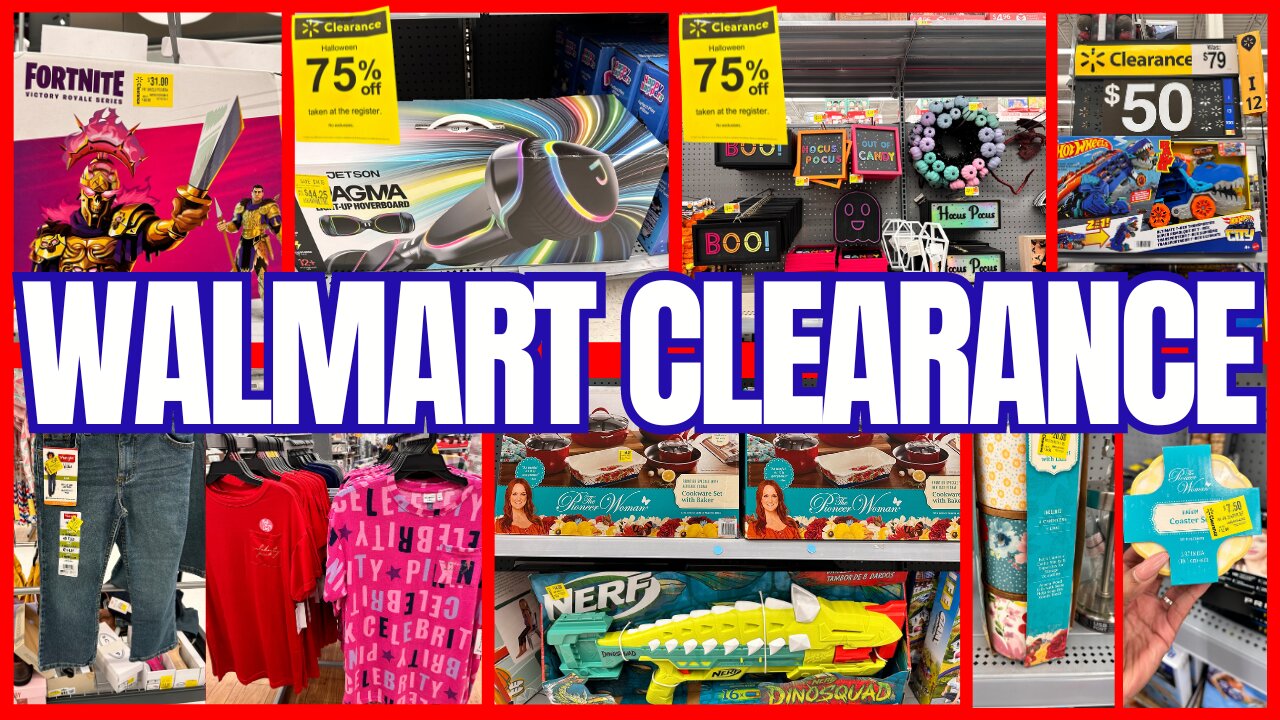 Walmart 75% Off Clearance | Walmart Clearance This Week | Walmart Shop W/Me | #walmartclearance