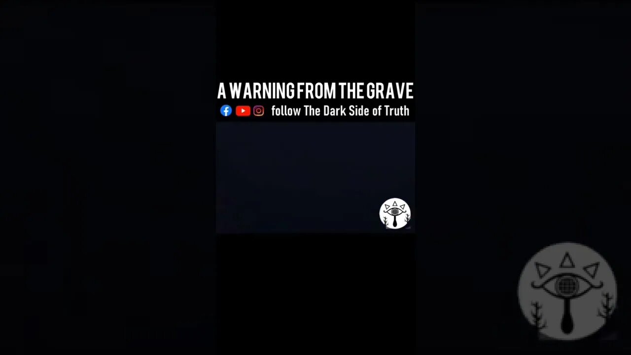 A warning from the grave