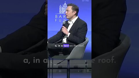 Elon Musk Slept On A Couch In Tent? 🤣